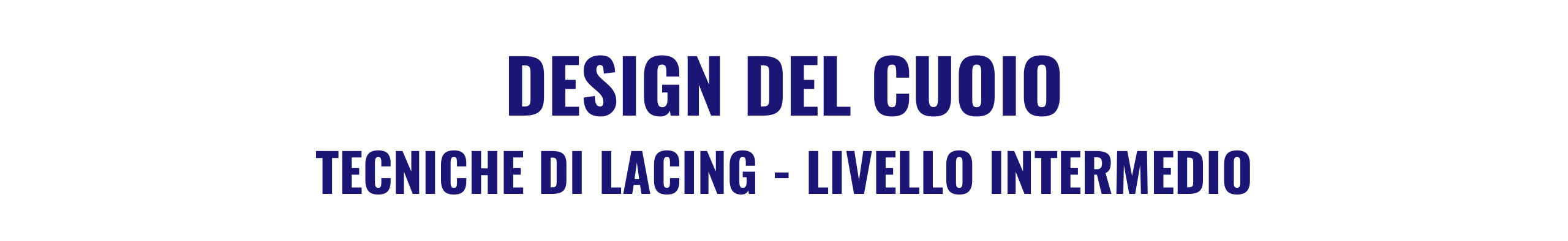 DESIGN DEL CUOIO_INTERMEDIO