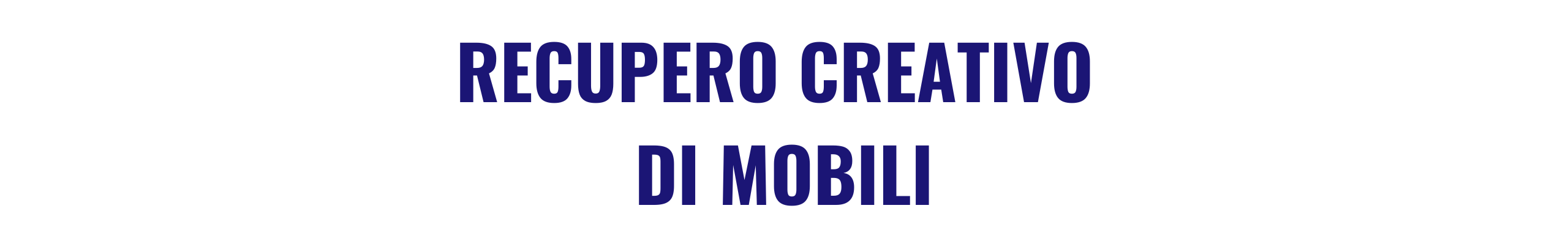 Recupero Creativo di un mobile