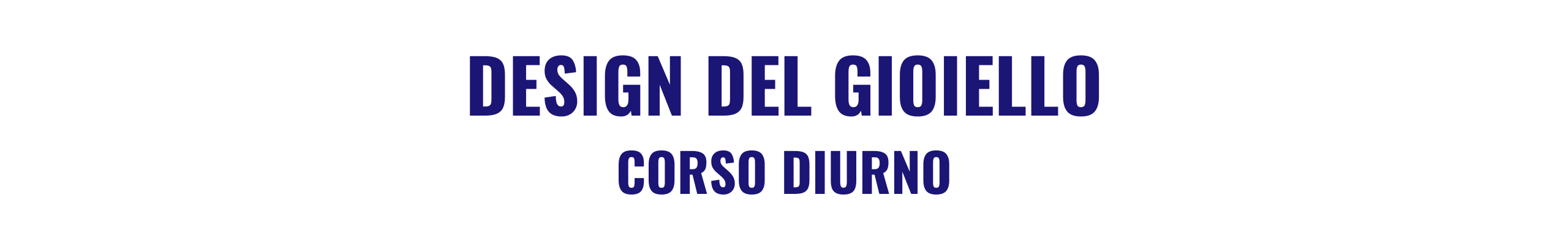 DESIGN DEL GIOIELLO_DIURNO